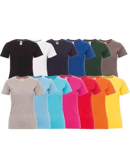 1 - T-shirt donna manica corta in cotone Payper sunrise lady