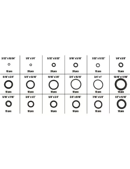 2 - Serie set kit assortimento 110 testine innesto per ingrassatori Fervi 0176