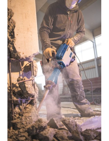 6 - Martello demolitore pneumatico 50j 1600W Scheppach ab1600