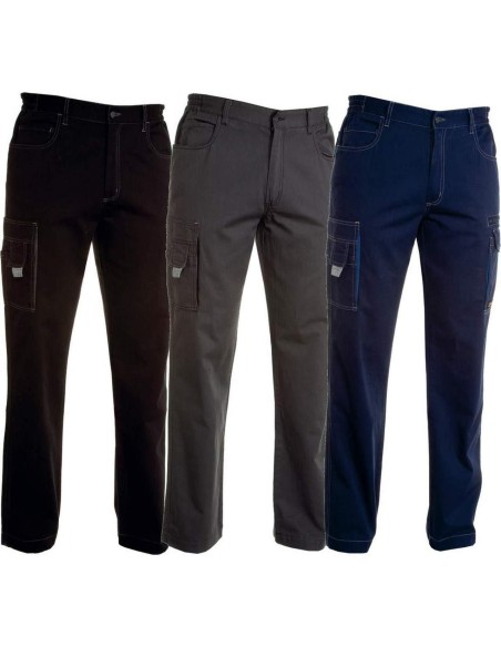 Pantalone lavoro multitasche Payper texas cotone uomo tipo blucity unisex