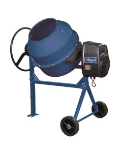 Betoniera elettrica 180lt 800w Scheppach mix180 per malta calcestruzzo e cemento