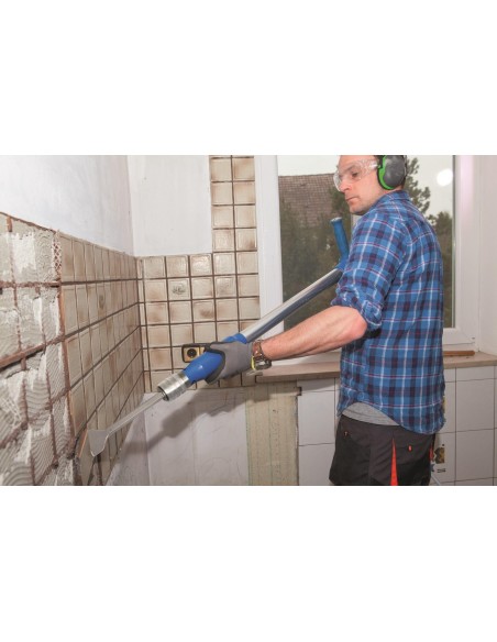 Vanga multifunzione pneumatica Scheppach Aero Spade con accessori e scalpelli