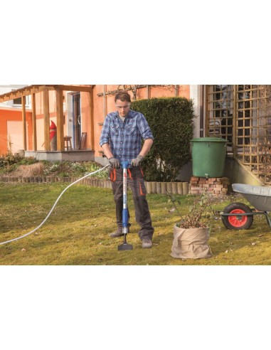 Vanga multifunzione pneumatica Scheppach Aero Spade con accessori e scalpelli