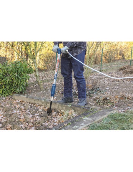 Vanga multifunzione pneumatica Scheppach Aero Spade con accessori e scalpelli