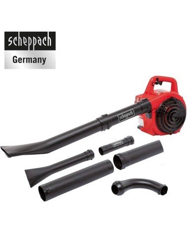 4 - Soffiatore a scoppio Scheppach lbh2600p con aspiratore e trituratore