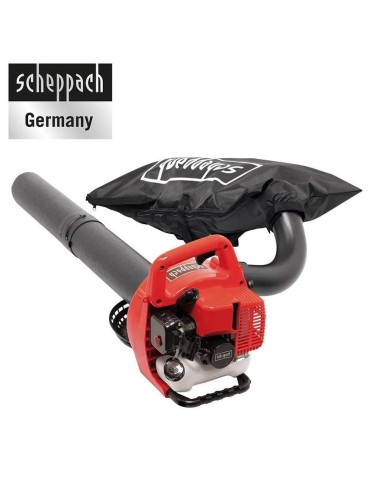 5 - Soffiatore a scoppio Scheppach lbh2600p con aspiratore e trituratore