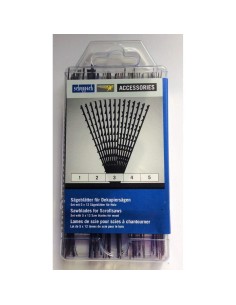 Kit 60 lame per traforo oscillante legno Scheppach seghetto senza perno