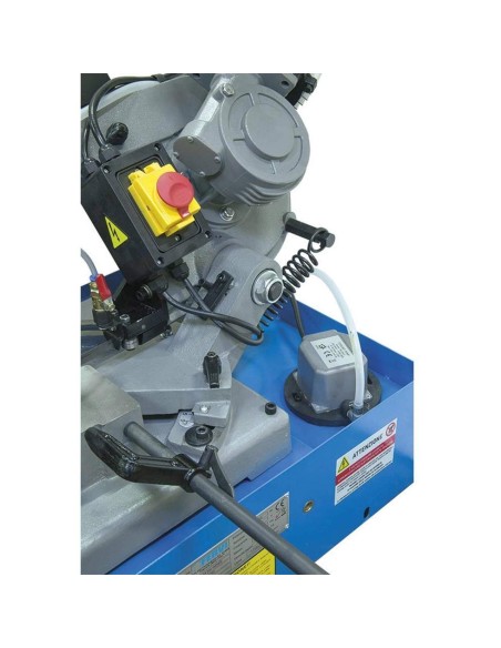 Segatrice sega a nastro ferro metallo lubrificazione lama con base Fervi 0255