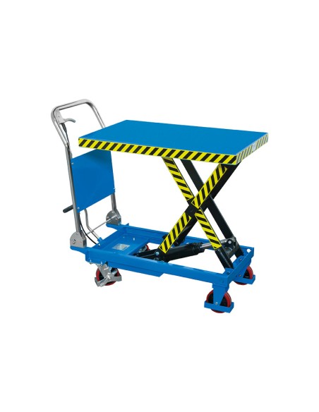 1 - Carrello elevatore sollevatore pantografo regolabile in altezza 500kg Fervi 0010