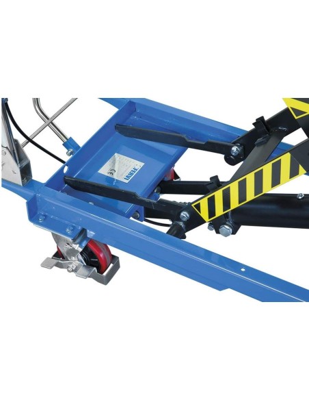 3 - Elevatore sollevatore pantografo regolabile in altezza 300kg Fervi 0075