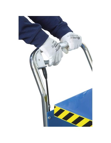 4 - Elevatore sollevatore pantografo regolabile in altezza 300kg Fervi 0075