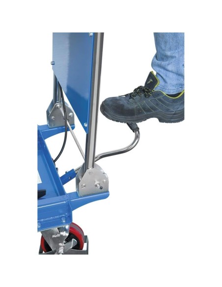 5 - Elevatore sollevatore pantografo regolabile in altezza 300kg Fervi 0075