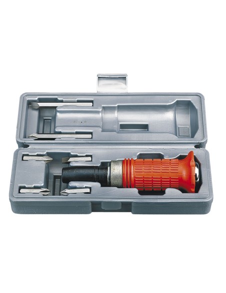 Giravite cacciavite a percussione 5/16" per viti e bulloni 7 pz Fervi 0083