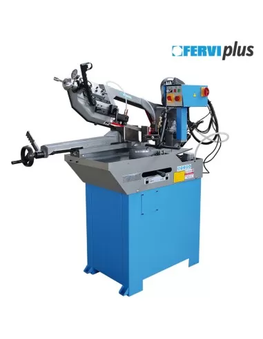 Segatrice a nastro con discesa manuale e idraulica Fervi 0273