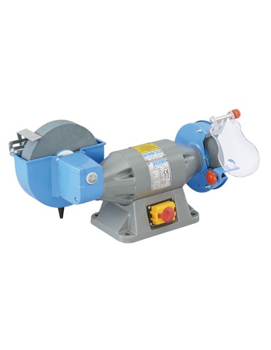 Smerigliatrice combinata da banco mola ad acqua 520w Fervi 0377