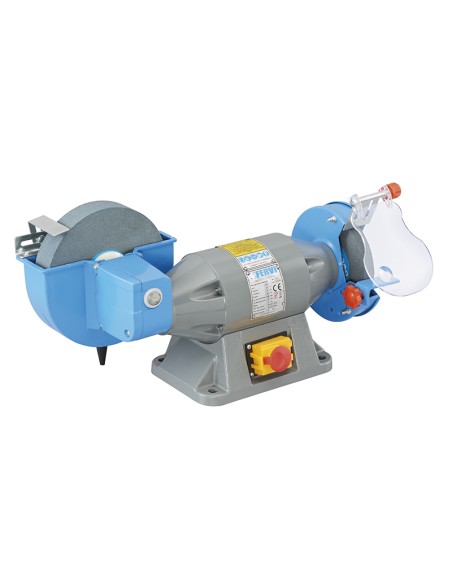 Smerigliatrice combinata da banco mola ad acqua 520w Fervi 0377