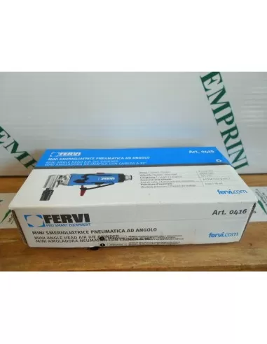 3 - Smerigliatrice pneumatica angolare angolo 90° aria compressa Fervi 0416