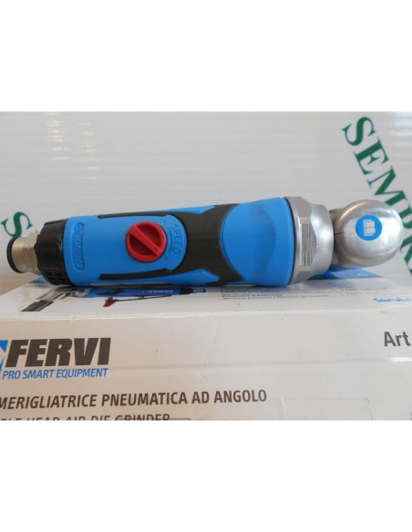 Smerigliatrice pneumatica angolare angolo 90° aria compressa Fervi 0416