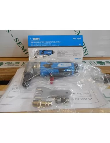8 - Smerigliatrice pneumatica angolare angolo 90° aria compressa Fervi 0416
