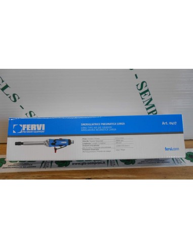 Smerigliatrice pneumatica assiale lunga 295 mm aria compressa fresa Fervi 0417
