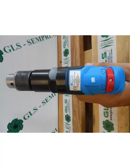 Trapano pneumatico reversibile aria compressa mandrino cremagliera Fervi 0418