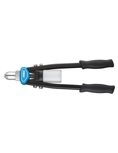 Rivettatrice a doppia leva per rivetti da 3 a 6,4 mm Fervi 0453