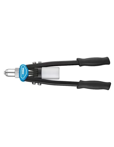 Rivettatrice a doppia leva per rivetti da 3 a 6,4 mm Fervi 0453