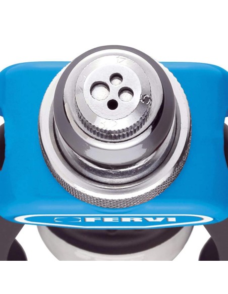 Rivettatrice a doppia leva per rivetti da 3 a 6,4 mm testina rotante Fervi 0454