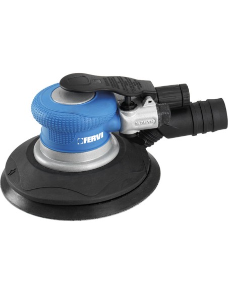 Levigatrice pneumatica roto orbitale 150 mm aria compressa Fervi 0458