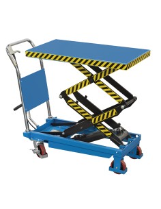 Carrello elevatore a doppio pantografo regolabile 500 kg Fervi 0467