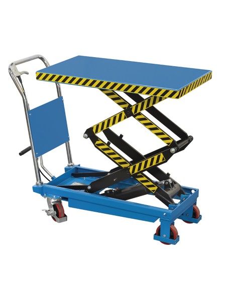 Carrello elevatore a doppio pantografo regolabile 500 kg Fervi 0467