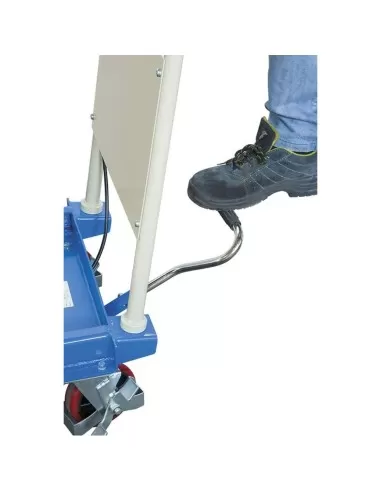 2 - Carrello elevatore a doppio pantografo regolabile 500 kg Fervi 0467