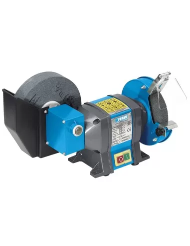 Smerigliatrice combinata da banco mola ad acqua 350w Fervi 0503