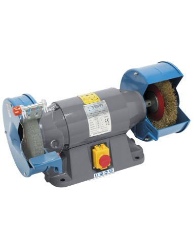 Smerigliatrice mola spazzola combinata da banco 900 w Fervi 0554/400v