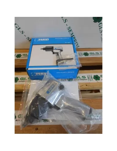 3 - Avvitatore ad impulsi pneumatico 1/2" pistola aria compressa 610 nm Fervi 0571