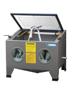 Sabbiatrice da banco cabina sabbiatura sabbiare Fervi 0580