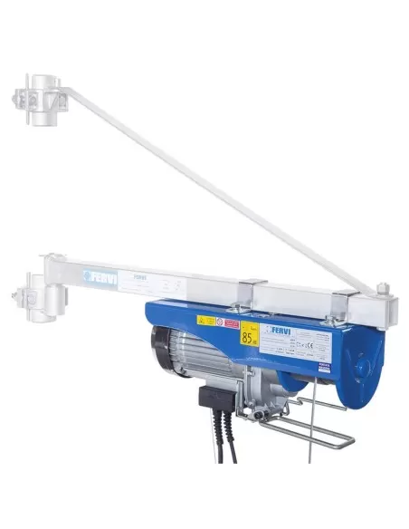 Paranco montacarichi argano elevatore elettrico 200/400 kg Fervi 0600