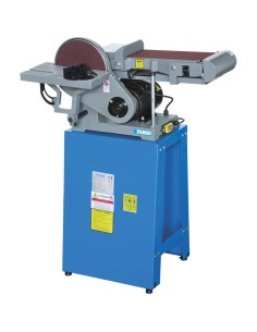 Levigatrice a nastro e disco inclinabile con banco Fervi 0662