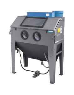 Sabbiatrice con aspiratore cabina sabbiatura sabbiare Fervi 0687