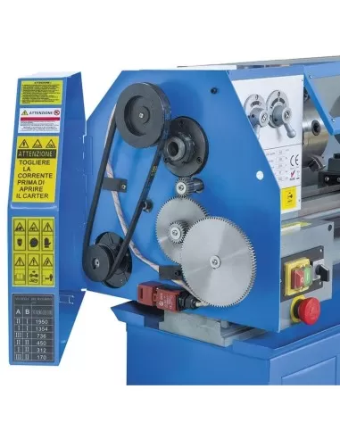 Tornio parallelo da banco ferro metallo Fervi 0708