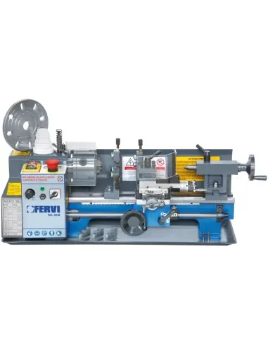 Tornio parallelo ferro metallo velocita variabile avanzamenti Fervi 0716