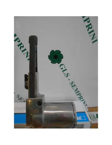8 - Levigatrice pneumatica a nastro abrasivo 10x330 mm x compressore aria Fervi 0784