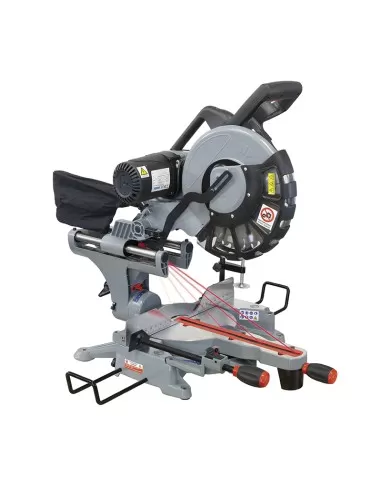 1 - Troncatrice radiale per legno Fervi 0871 sega circolare ø 305 laser