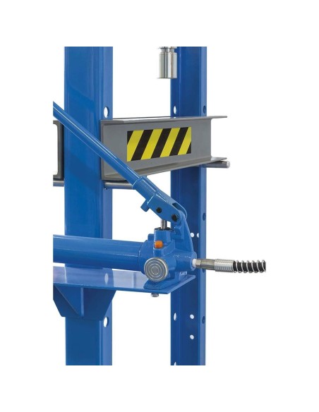 Pressa manuale idraulica pistone 20 t pistone con manometro Fervi p001/20