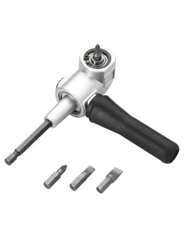 Porta inserti cacciavite ad angolo 90° con attacco da 1/4” Fervi 0888