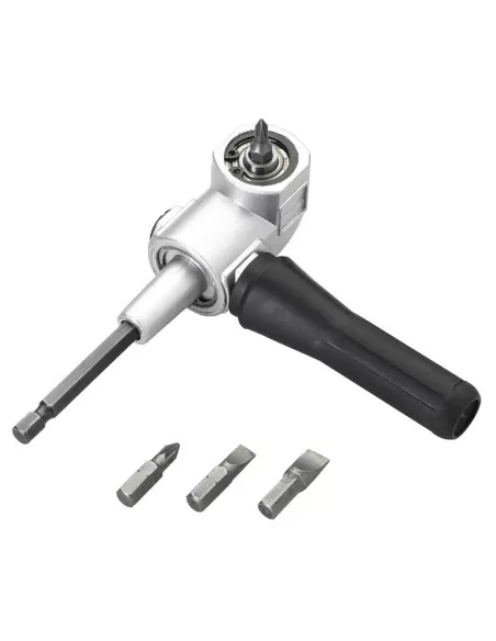 Porta inserti cacciavite ad angolo 90° con attacco da 1/4” Fervi 0888