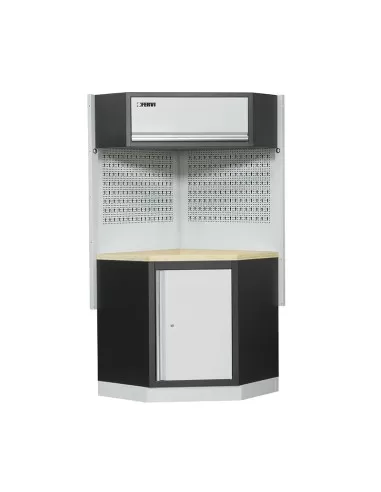 Angolo arredamento modulare per officina armadio banco Fervi a007f