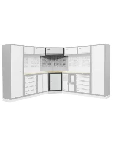 Angolo arredamento modulare per officina armadio banco Fervi a007f