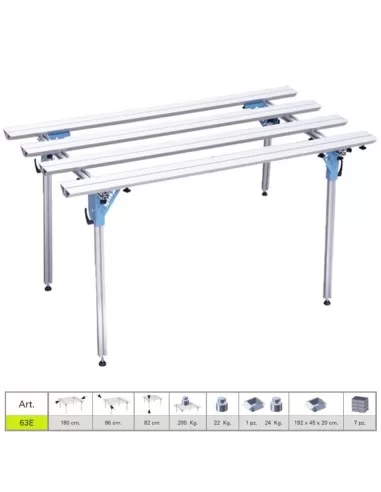 1 - Banco da lavoro per lastre e piastrelle di grande formato Sigma 63e