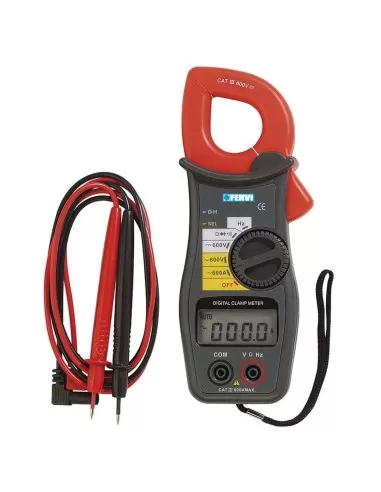 1 - Pinza amperometrica digitale tester multimetro tensione Fervi p080